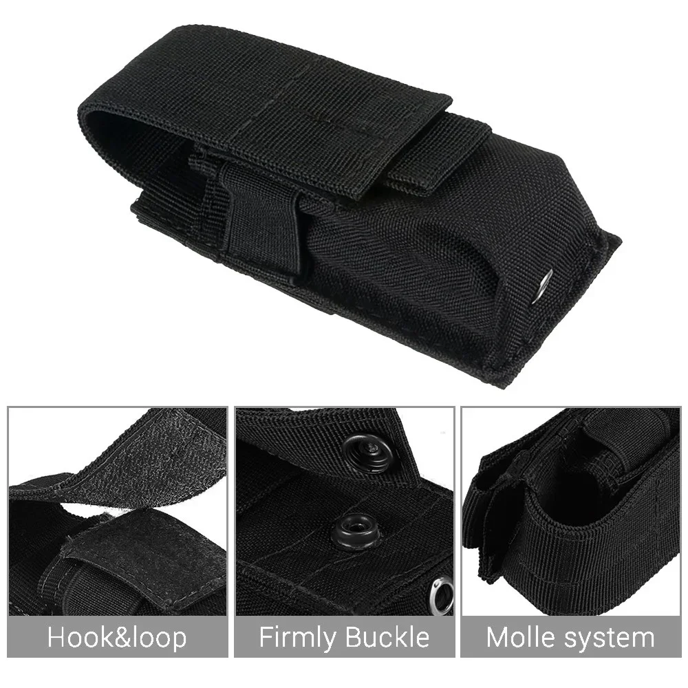 Tactical Molle Flashlight Pouc - огляд і ціна Edc Carry Knife
